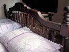 King Size Bed with Side Table