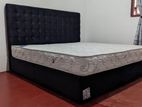 king size divan bed with spring mattress (G-25)
