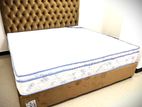 king size divan bed with spring mattress (G-8)