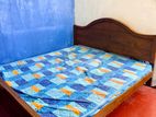 King Size Teak Bed 6.5ft X 6ft with Damro Mattress