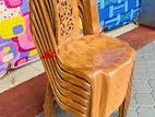 Kingstar Dining Chair- Black/jackwood-Kdc306