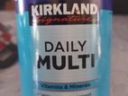 Kirkland Signature Daily Multi Food Supplement Tablets