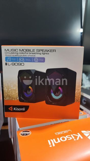 Kisonli - Colorful RGB Lights Deep Bass Sound Speaker For PC Laptop for ...