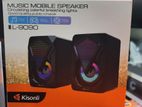 Kisonli - Colorful RGB Lights Deep Bass Sound Speaker For PC Laptop