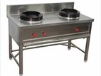 Industrial Stove with Canopy