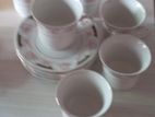 6 Piece Tea Cups and Sauucers