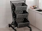 Kitchen Storage Rack with Baskets