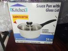 Kitchex Sauce Pan with Glass Lid