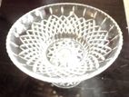 Vintage Cut Crystal Pedestal Fruit Bowl Circa 1920
