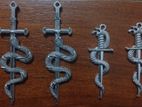 Knife And Snake Pendant