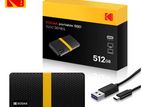 Kodak Portable SSD X200 Series 512 GB Storage