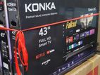 Konka Tizen Os 43" TV with Sound bar