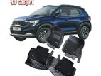 කොට්ටාව Kia Sonet 2025 3D carpet Full Leather Mats With Coil