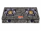 KUNDHAN EXTRA HARD TEMPERED GLASS DOUBLE GAS COOKER - KLPG0084
