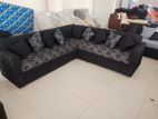 L Black Sofa