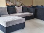 L Corner Sofa Set with Pillows