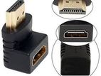 L PORT - HDMI MALE TO FEMALE CONVERTER