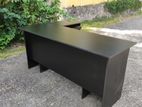 L shape Black Office Table 5.5x4ft