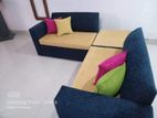 L Shape Cushion Sofa Set