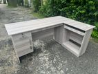 L Shape Office Table A/Ash 5.5x4ft