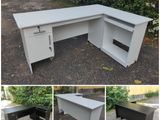 L Shape Office Table Blk