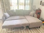 L shape sofa bed