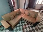 L shape Sofa with Coffee Table