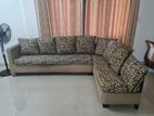 L Shape Sofa Mahogani 6 seater