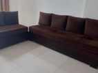 L Shaped Wooden Sofa
