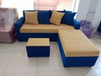 L Sofa Blue