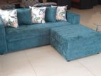 L Sofa Corner fabrics two tone set - impana