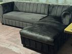 L Sofa with Granite Cofee Tabale