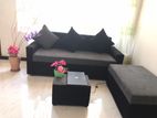 L- Sofa with Pillows Set