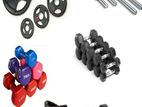 Ladies Round Fix Dumbbell Kettal bell Battle Rope Olympic Plate Bar