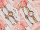 Ladies Watch with Bracelet Combo Pack