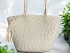 Ladies Woven Straw Tote Bags