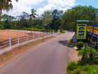 Land for sale near Matara with a peaceful paddy field boundary