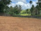Land in Homagama town facing paddy field