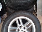 Land Rover Alloy Wheels with Tyres 255 X55 X18 Dunlop