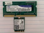Laptop 4GB RAM + Intel WiFi BT Card Combo