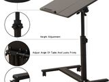 Laptop Table - High Quality Folding Full Black Adjustable