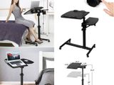 Laptop Table - High Quality Folding Full Black Adjustable