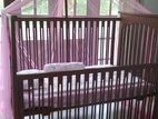 Large Baby Cot with Mettress