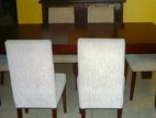 Large Mahogany Dining Table with 8 Chairs