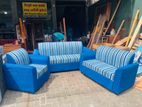 Large Modern Full Cushioned Fabric Sofa Set - LM2001