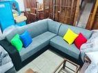Large Modern L Sofa with Color Pillows LL2910