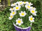 Large Pipe Cleaner Daisy Flower Pot