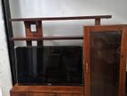 Large Used Solid Teak TV Cupboard / Entertainment Unit