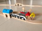 Large Wooden Train Set for Kids