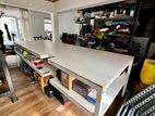 Large Working Table 132”x48” - for Any Use, Cutting Material, Misc